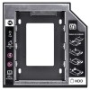 Adaptador Caddy de SSD E HD Para Gaveta DVD Notebook AC-127 Adaptador Caddy de SSD E HD Para Gaveta DVD Notebook AC-127