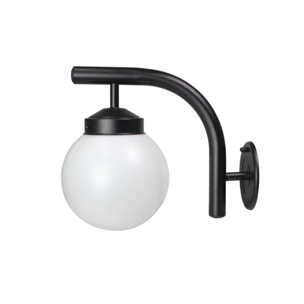 Arandela De Parede Colonial Preta Globo Boca 10 Blumenau