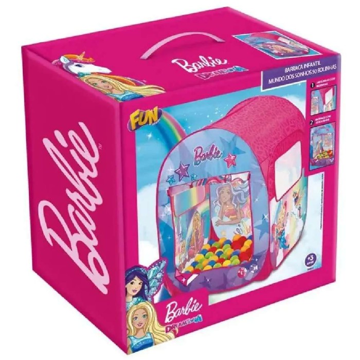 Barraca Infantil Fun Barbie Mundo dos Sonhos - Rosa