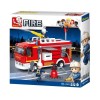 Blocos Cubic Caminhão De Bombeiro Com Hidrante 343pcs