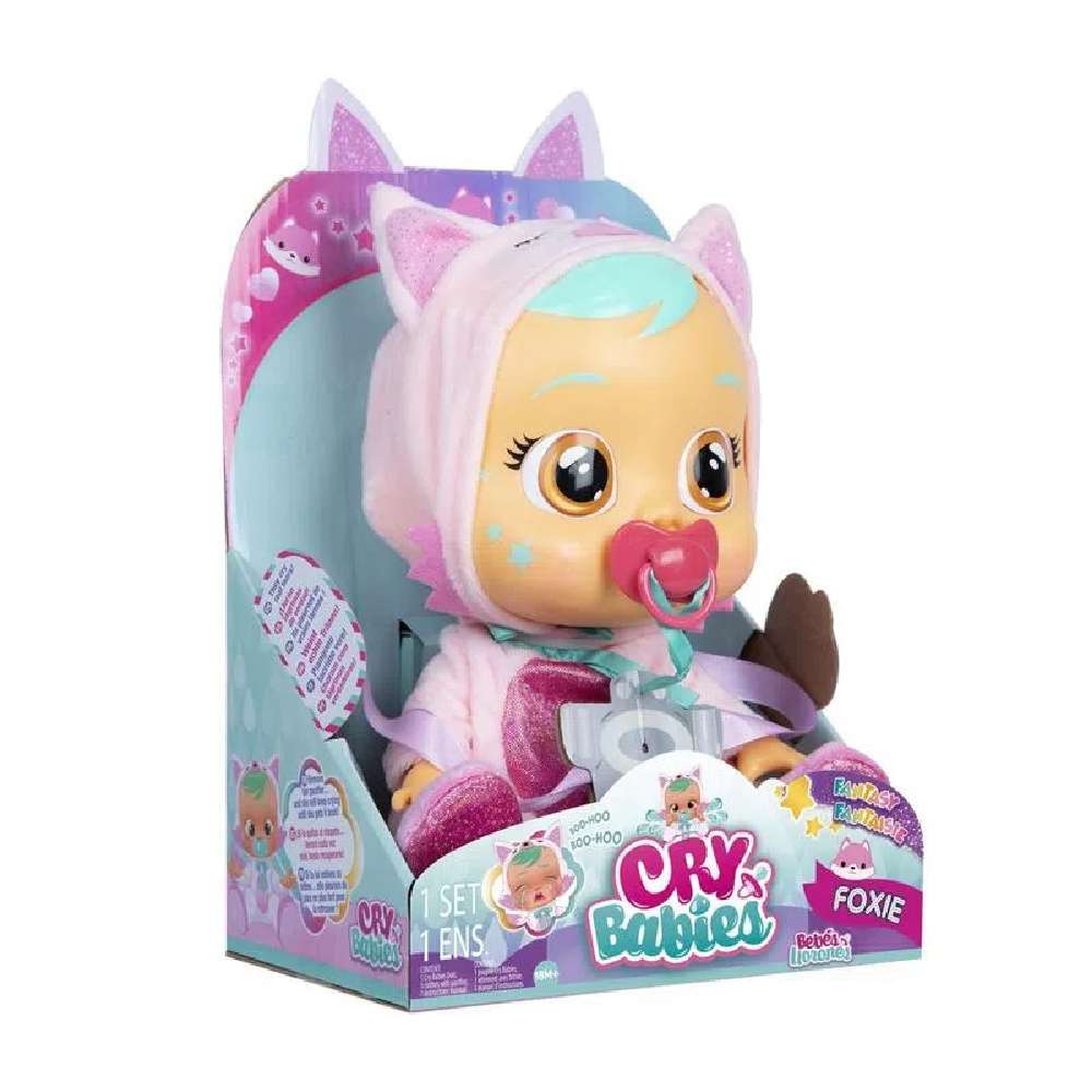 Boneca Cry Babies Foxie BR1405 Multikids