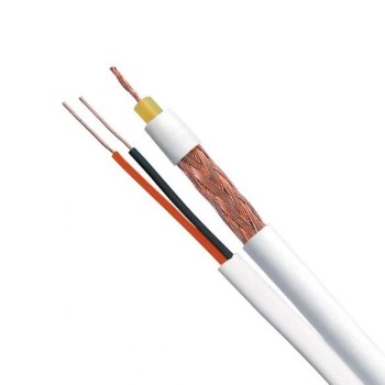 Cabo Coaxial Bipolar 4mm 100metros 85% Trançado Cabletech