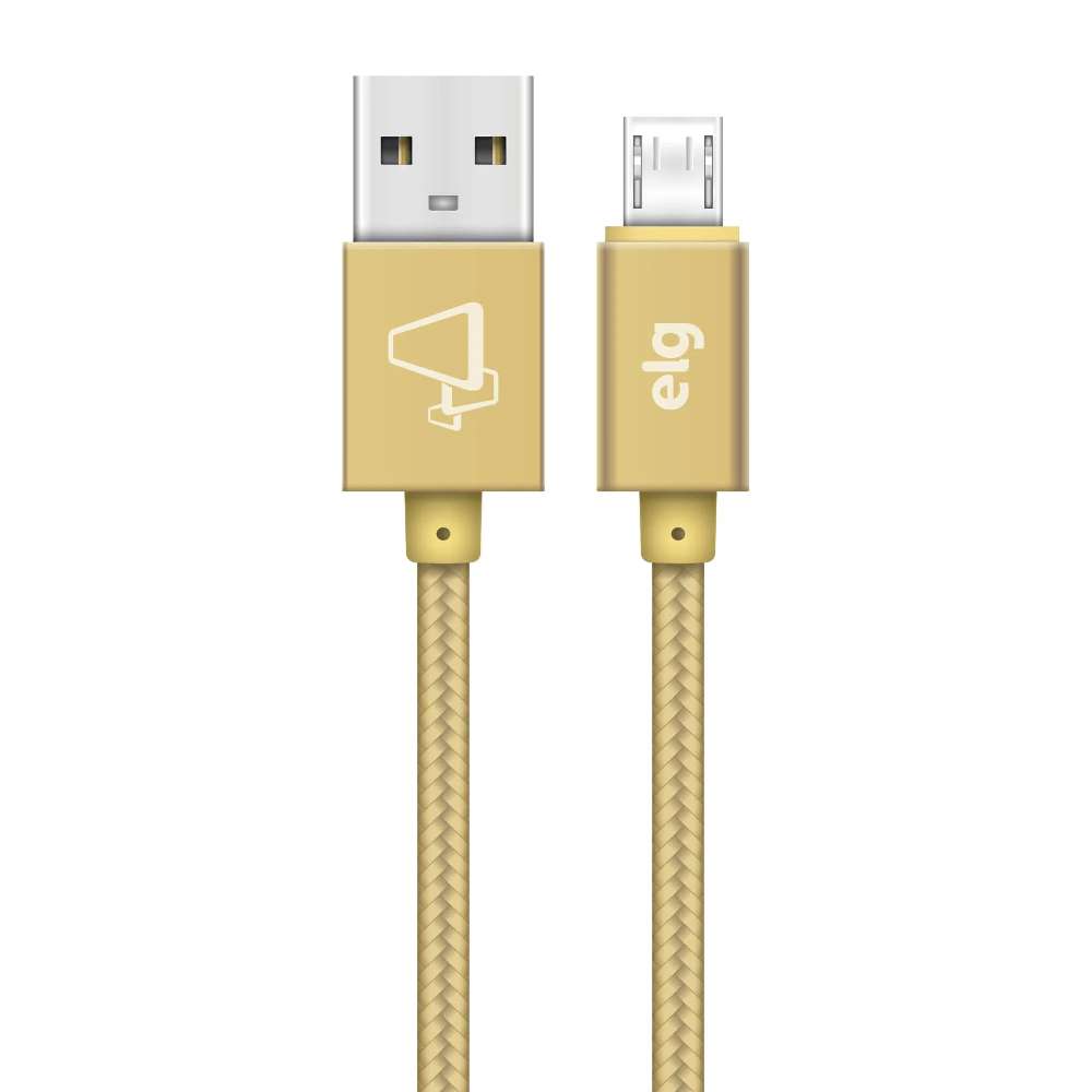 Cabo Em Tecido Micro USB V8 2 Metros M520BG ELG