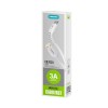 Cabo Flexivel 3A Micro USB Branco CB703X