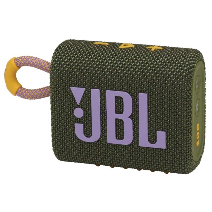 Caixa de Som JBL Go3 Verde IPX7