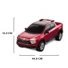 Caminhonete FIat Toro Vinho Ref.1865 Brinquedos