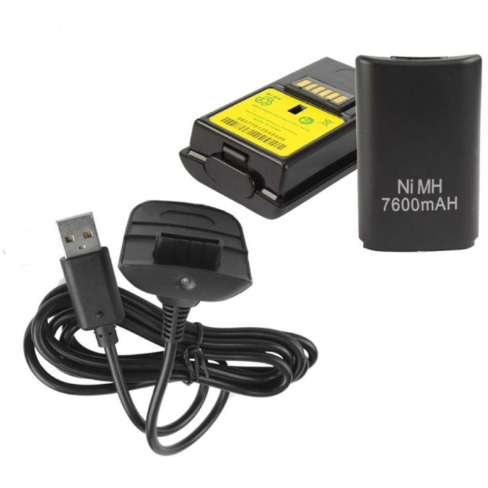 Carregador P/ Controle de XBOX 360 48000mAh 48 Horas de jogo