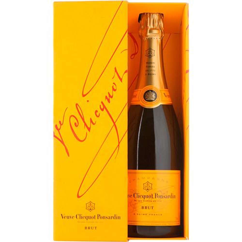 Champagne Veuve Clicquot Brut com Cartucho 750ml