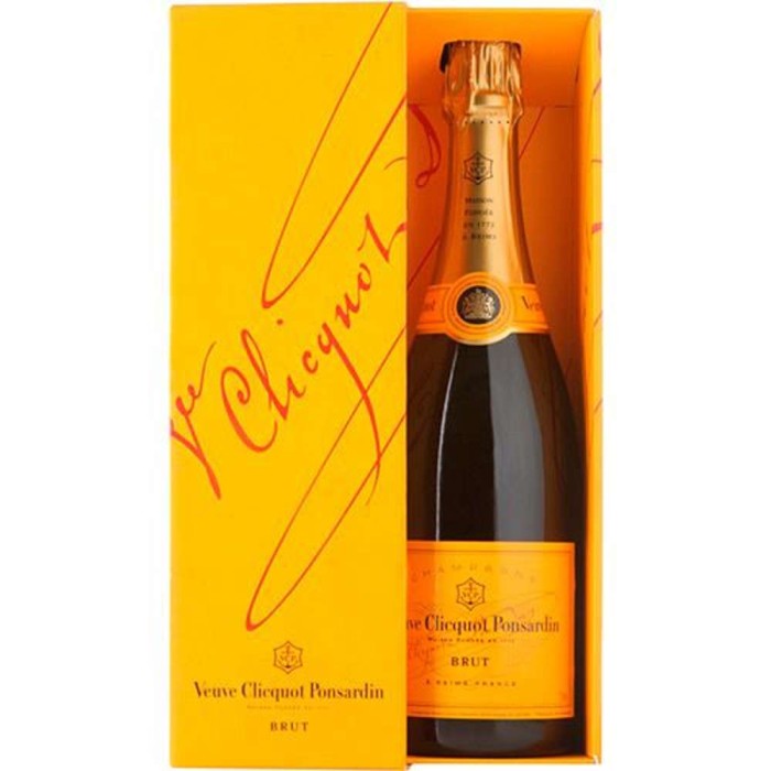 Champagne Veuve Clicquot Brut com Cartucho 750ml