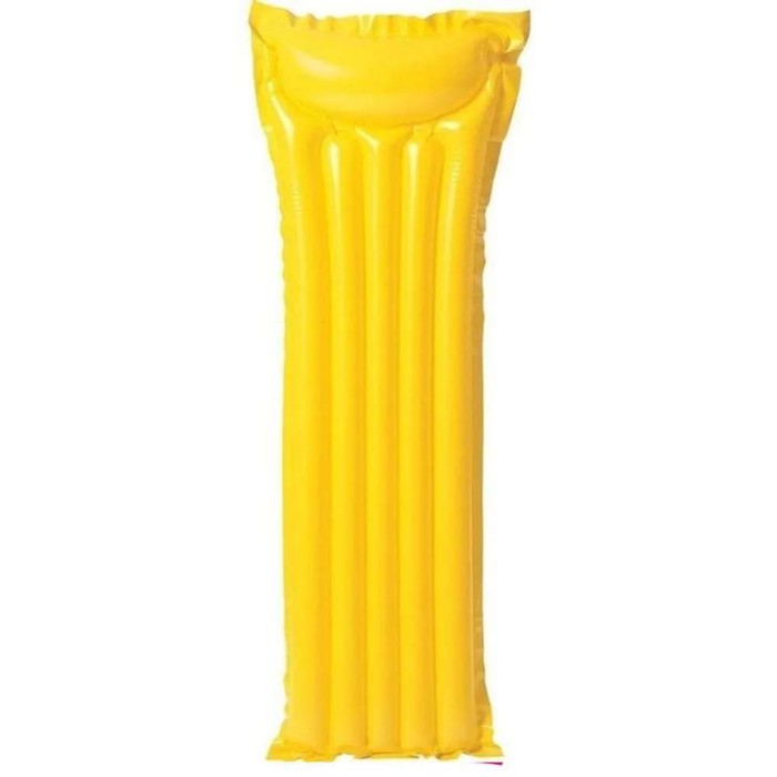 Colchão Inflável Bronzeador Amarelo Liso 59703 Intex