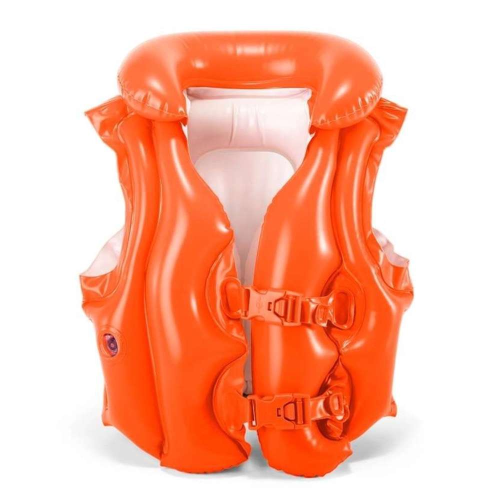 Colete Inflável Infantil Salva Vida Deluxe 50x47CM Intex