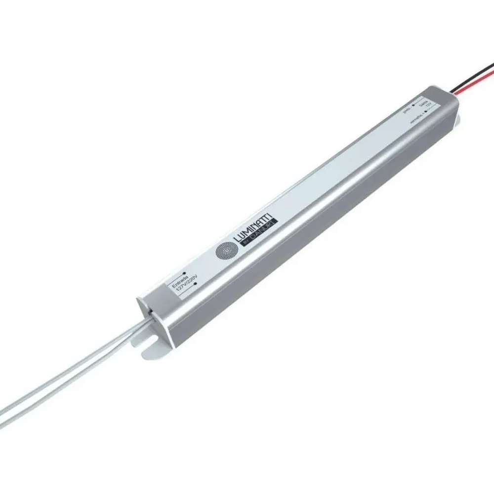 Driver Slim 72w para fita led 12v 6a Bivolt