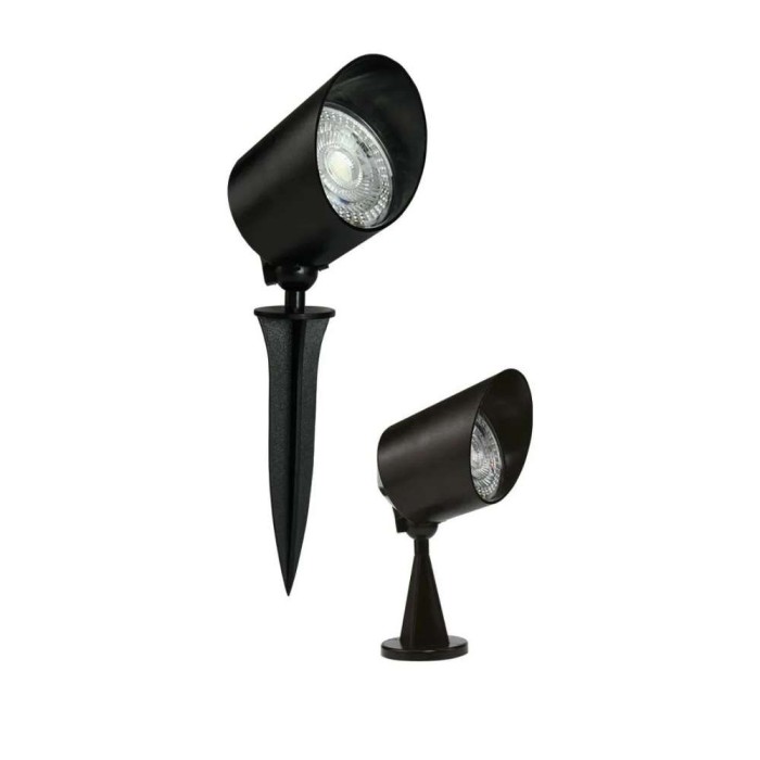 Espeto Spot Jardim Led Clean Preto 5w 6.500k Bivolt Blumenau