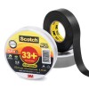 Fita Isolante Profissional 19mmx20m Preta 3M Scotch 33+