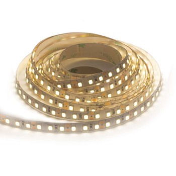 Fita Led 2835 IP20 240Led/M 20W/M 5M 3000K Com Fonte Slim