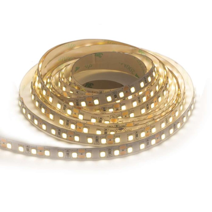 Fita Led 2835 IP20 240Led/M 20W/M 5M 3000K Com Fonte Slim