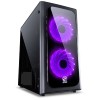 GABINETE VENUS PRETO COM 2 FANS LED 7 CORES VENPT7C2FCA GABINETE VENUS PRETO COM 2 FANS LED 7 CORES VENPT7C2FCA