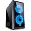 GABINETE VENUS PRETO COM 2 FANS LED 7 CORES VENPT7C2FCA GABINETE VENUS PRETO COM 2 FANS LED 7 CORES VENPT7C2FCA