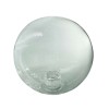 Globo de vidro Cristal trasparente 10cm boca 2,2cm Nordecor