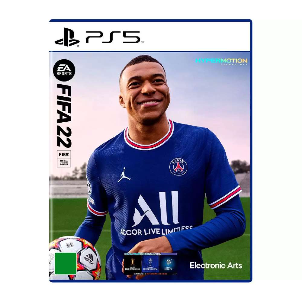 Jogo Fifa 22 Para PlayStation 5 Midia Fisica