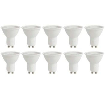 Kit 10 Lâmpada Led MR16 GU10 6W 3000K Bivolt MBled