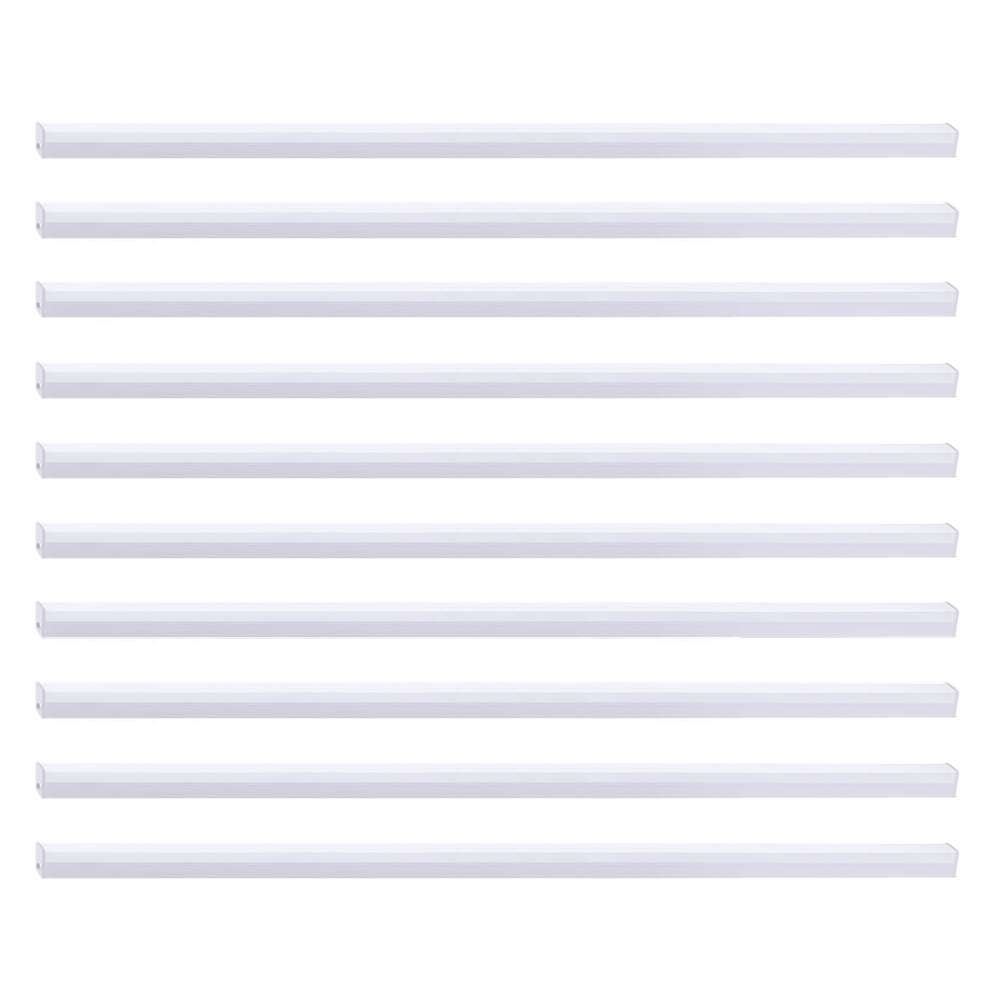 Kit 10 Luminárias Led Tubo T5 120cm 18W 6500K Blumenau