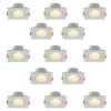 Kit 13 Spots Embutir Quadrado Branco 8w 4.100k Blumenau