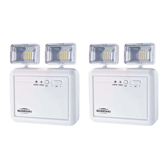 Kit 2 Blocos Autônomo LED 2 Faróis 10w 6.500k Blumenau