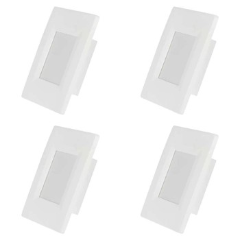 Kit 4 Balizadores Litten 2W 3.000K 4x2 Branco Blumenau