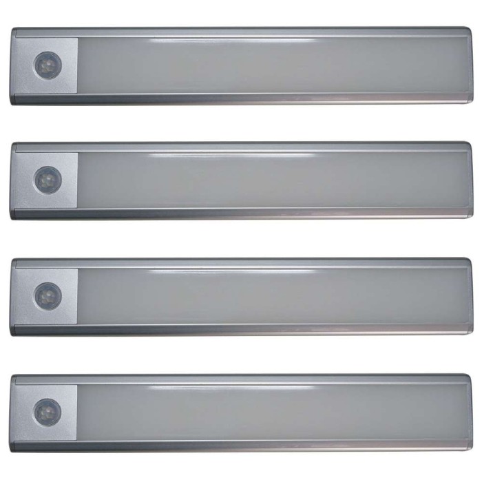 Kit 4 Luminarias Led Multiuso Finn 24cm 1,50W 3000K