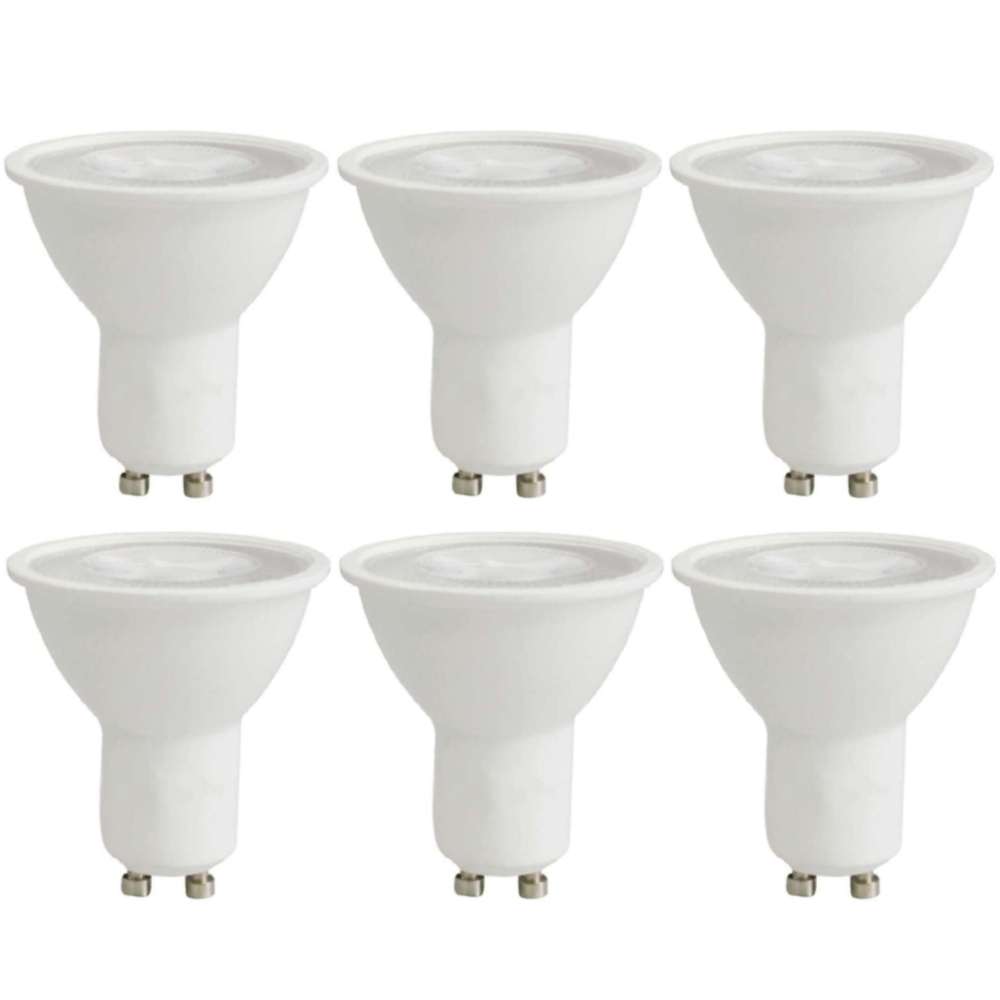 Kit 6 Lâmpada Led MR16 GU10 6W 3000K Bivolt MBled