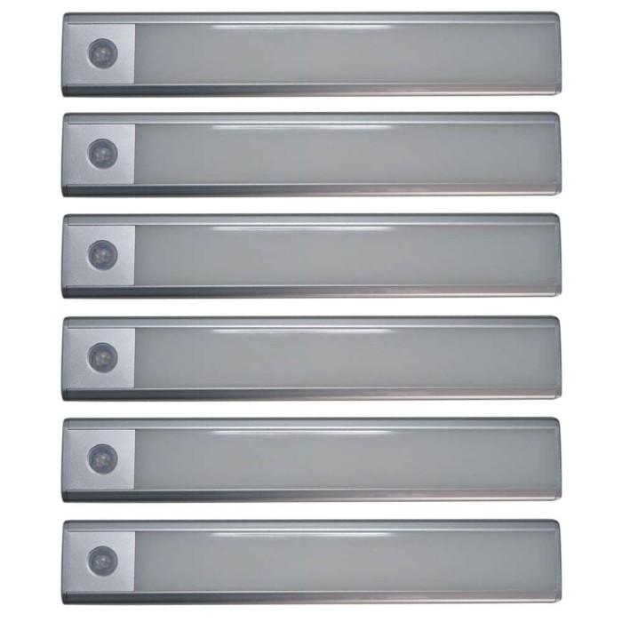 Kit 6 Luminarias Led Multiuso Finn 24cm 1,50W 3000K