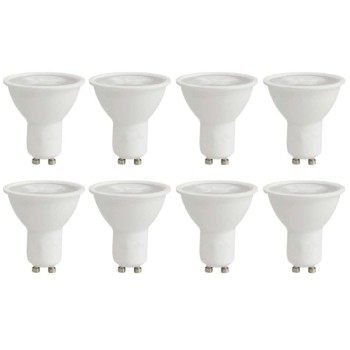 Kit 8 Lâmpada Led MR16 GU10 6W 3000K Bivolt MBled