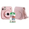 Kit Câmera Instax Mini 11 Rosa + Bolsa + 10 Filmes Kit Câmera Instax Mini 11 Rosa + Bolsa + 10 Filmes