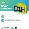 Kit Casa Segura Com Central de Alarme Smart Positivo