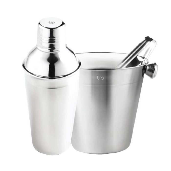 Kit Coqueteleira e Balde Para Gelo UD014 UP