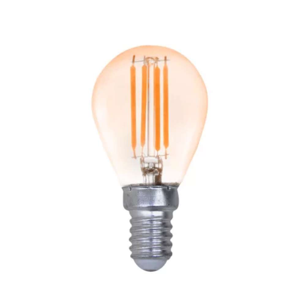 Lâmpada Led G45 Filamento 4w E14 2200k Branco-Quente Bivolt