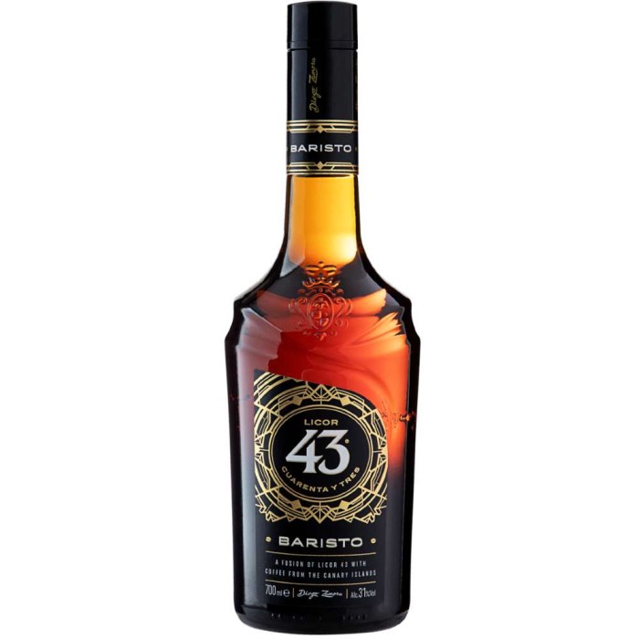 Licor 43 Baristo 700ml Original com Nota Fiscal
