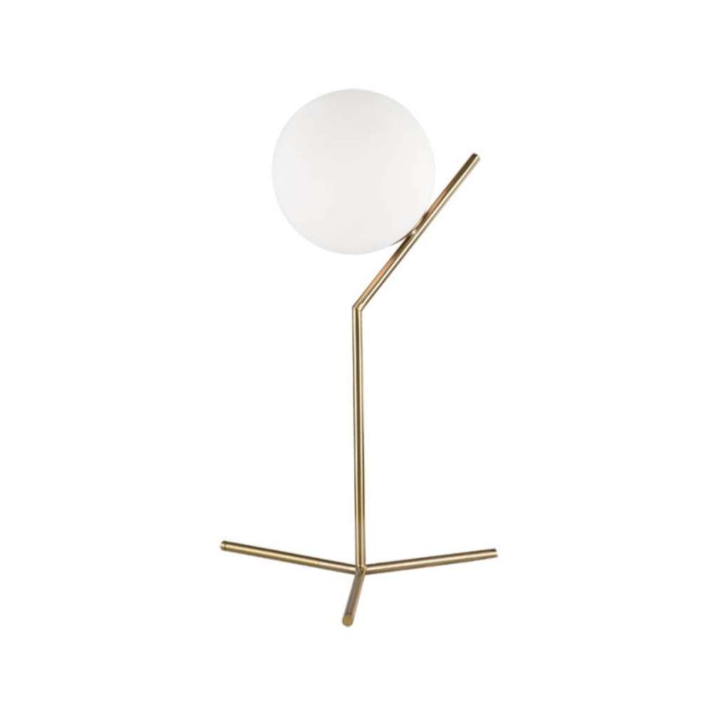 Luminária de Mesa Dubai Globo Médio 1x G9 Dourado Blumenau