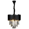 Lustre de Cristal Midas 40 Preto 400mm Bivolt Blumenau