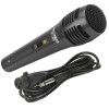 Microfone Unidirecional com Fio Preto SC-1003