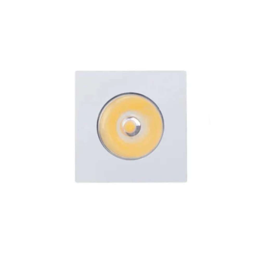 Mini Spot Led Branco Quadrado 3w 3000k Embutir Mbled