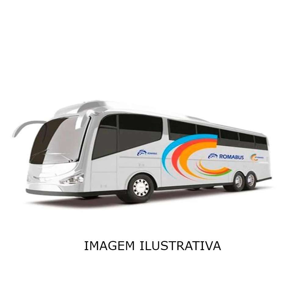 Ônibus Executivo Branco Ref.1900 Roma Brinquedos