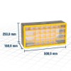Organizador Plástico com 30 gavetas opv 0300 Vonder