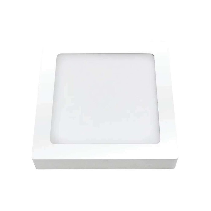 Painel Led Quadrado Sobrepor Branco 12w 4100k Branco-Neutro