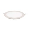 Painel Led Redondo Embutir Branco 12w 6500k Branco-Frio