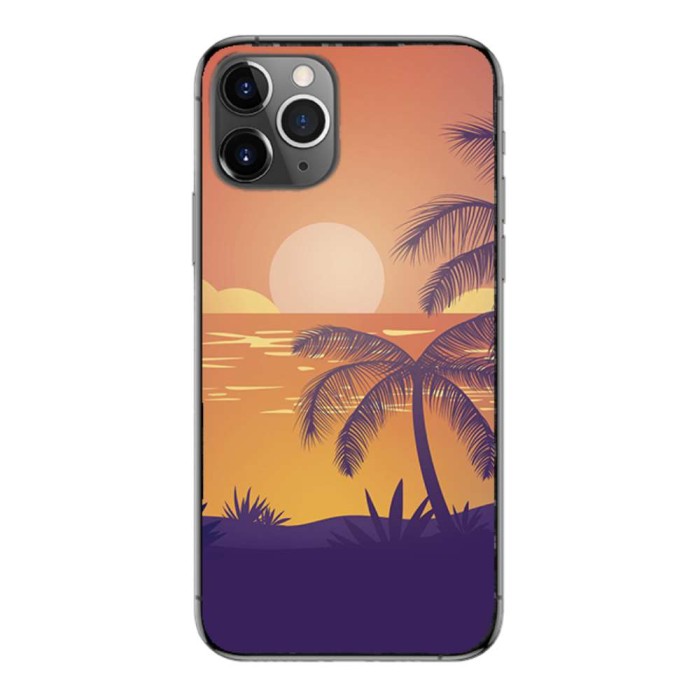 película traseira Brilhante Tropical tamanho personalizado