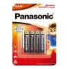 Pilha Alcalina Panasonic AAA Cartela Com 4 Unidades Pilha Alcalina Panasonic AAA Cartela Com 4 Unidades