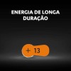 Pilha Auditiva Duracell Tamanho 13 Cartela Com 6 Unidades Pilha Auditiva Duracell Tamanho 13 Cartela Com 6 Unidades