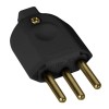 Plug Macho 2 Plugues + Terra Preto 20A Tramontina Plug Macho 2 Plugues + Terra Preto 20A Tramontina